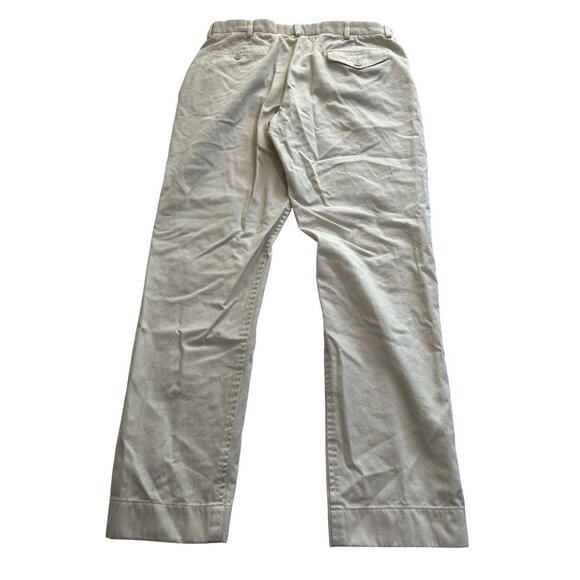 Vintage Polo by Ralph Lauren Straight Leg Jeans in Cream - Picture 2 of 4